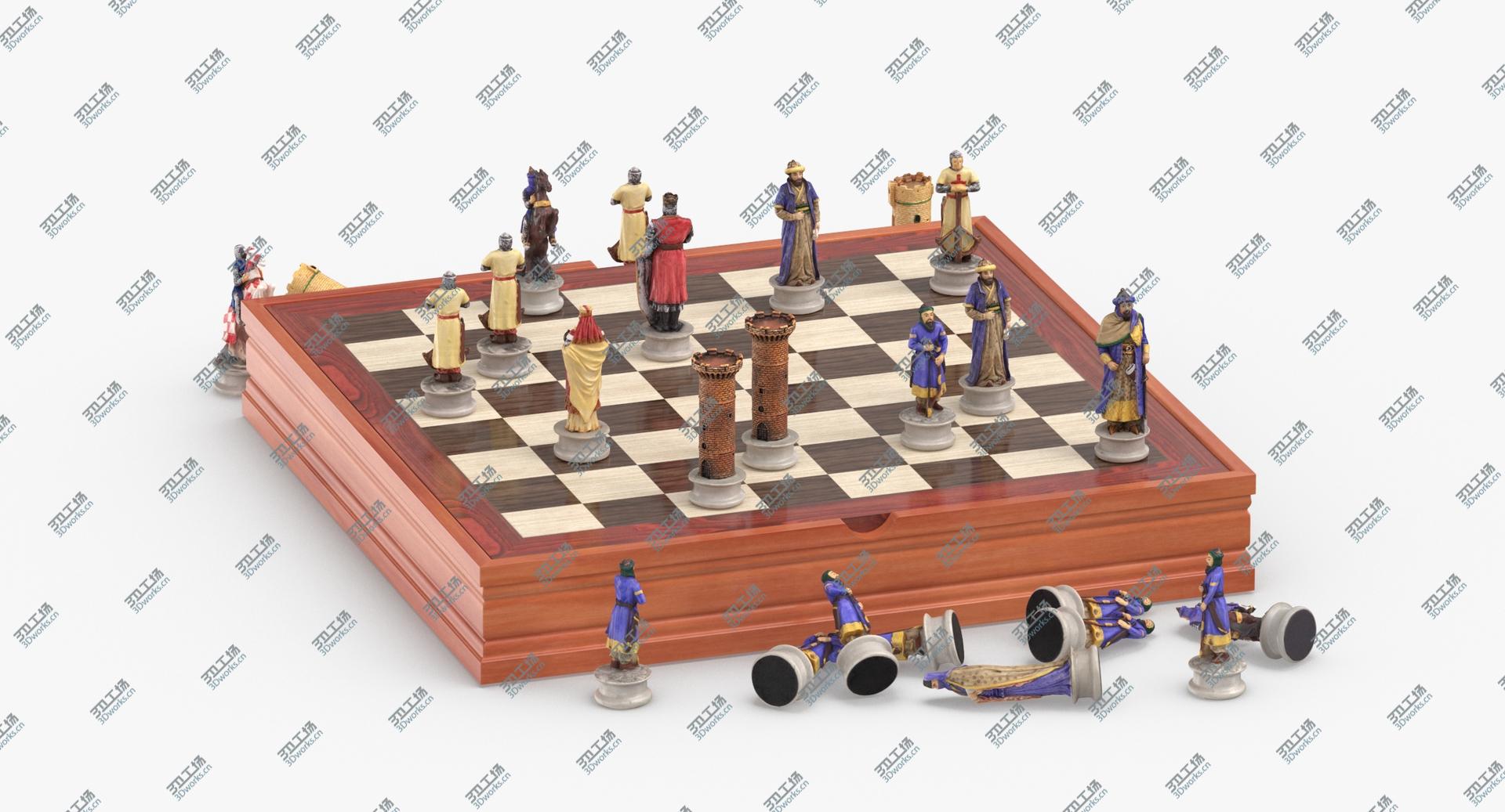 images/goods_img/202104091/Chess Board Set 01 Pose 11 3D/2.jpg